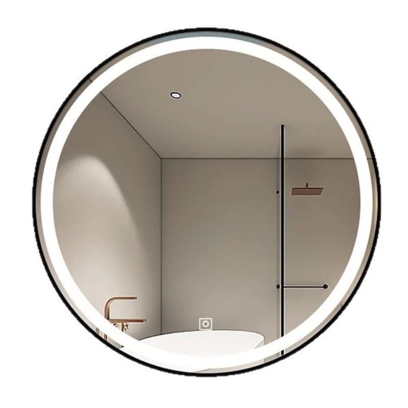 Simple Interior Room Decoration Man Lighted Mirror Wall Decor Whole Body Mirror Small Accessories Home Decor Live Store Art