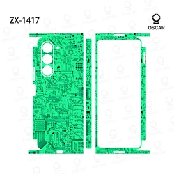 Colorful Anti-Scratch Stickers For Samsung Galaxy Z Fold6 5 4 3 7 Fold5 Protective Decal Skin Cover Back Film