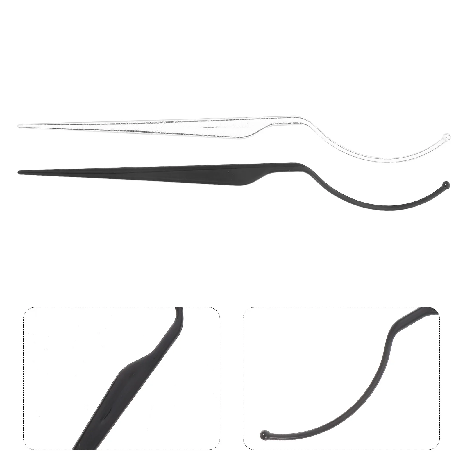 

3Pcs Fake Eyelash Display Tool Adjustable Curve Design for Perfect Fit Eyelash Wearing Aid Salon Home Use Accessories