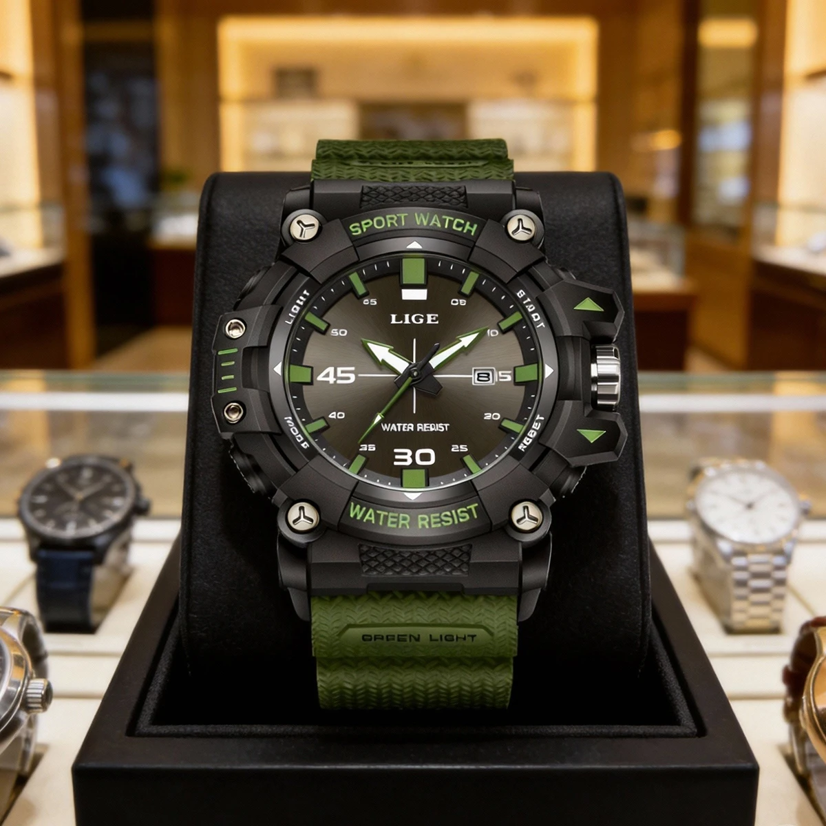 

Минималистичные мужские часы LIGE, повседневные кварцевые часы для мужчин и женщин, модные и универсальные кварцевые часы с календарем