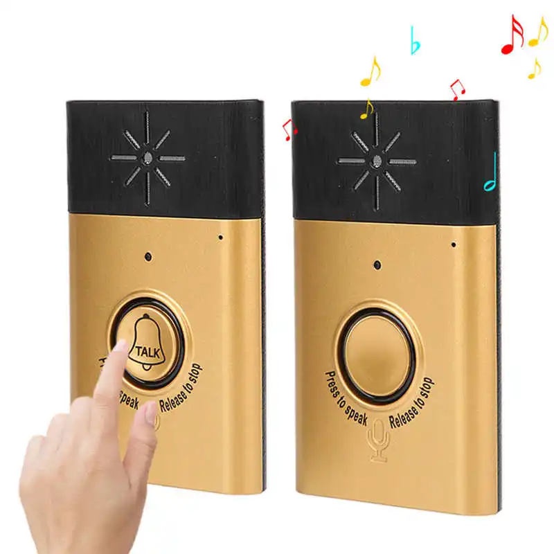 ไร้สาย Intercom Doorbell เสียงคู่สมาร์ทกระดิ่ง2 ‑Way Talk ความปลอดภัยในบ้าน