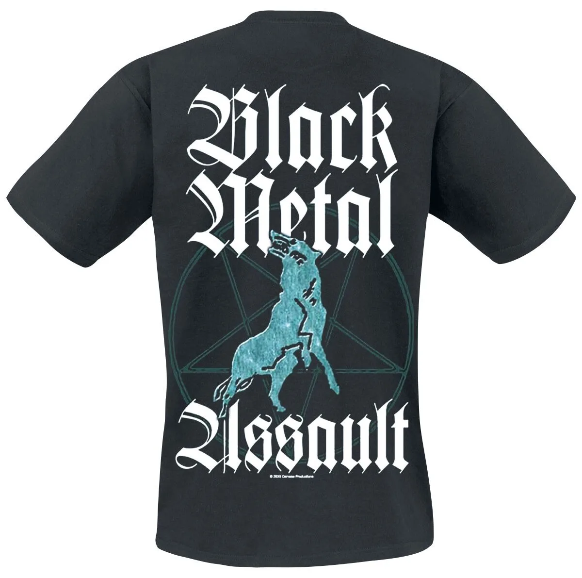 Marduk Black Metal Assault T-shirt Black Metal Band Logo Print 100% Cotton Unisex Tee Gothic Rock Music Shirt