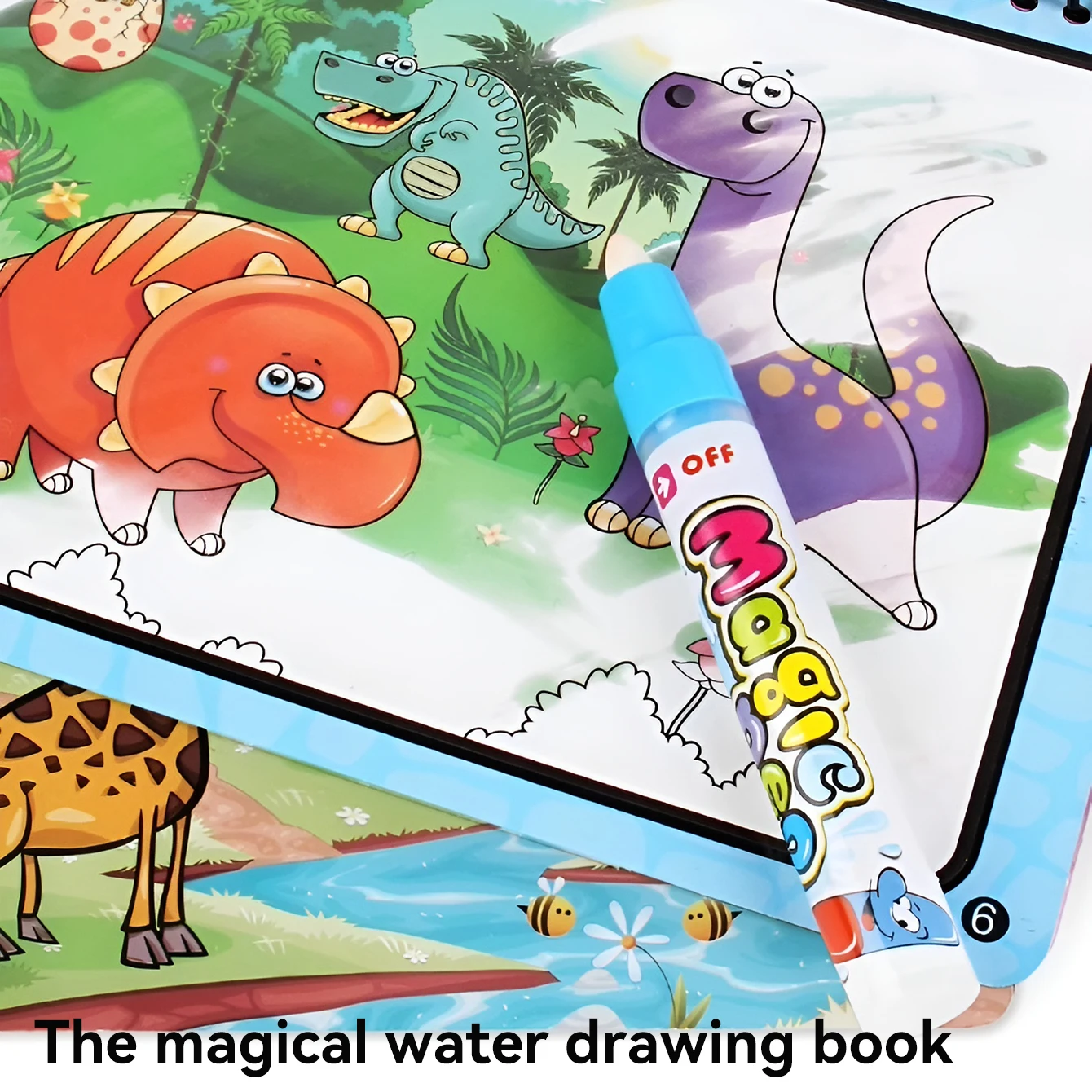 Children's Magic Picture Book Can Be Repeatedly Doodled Using Clean Water Painting And Coloring