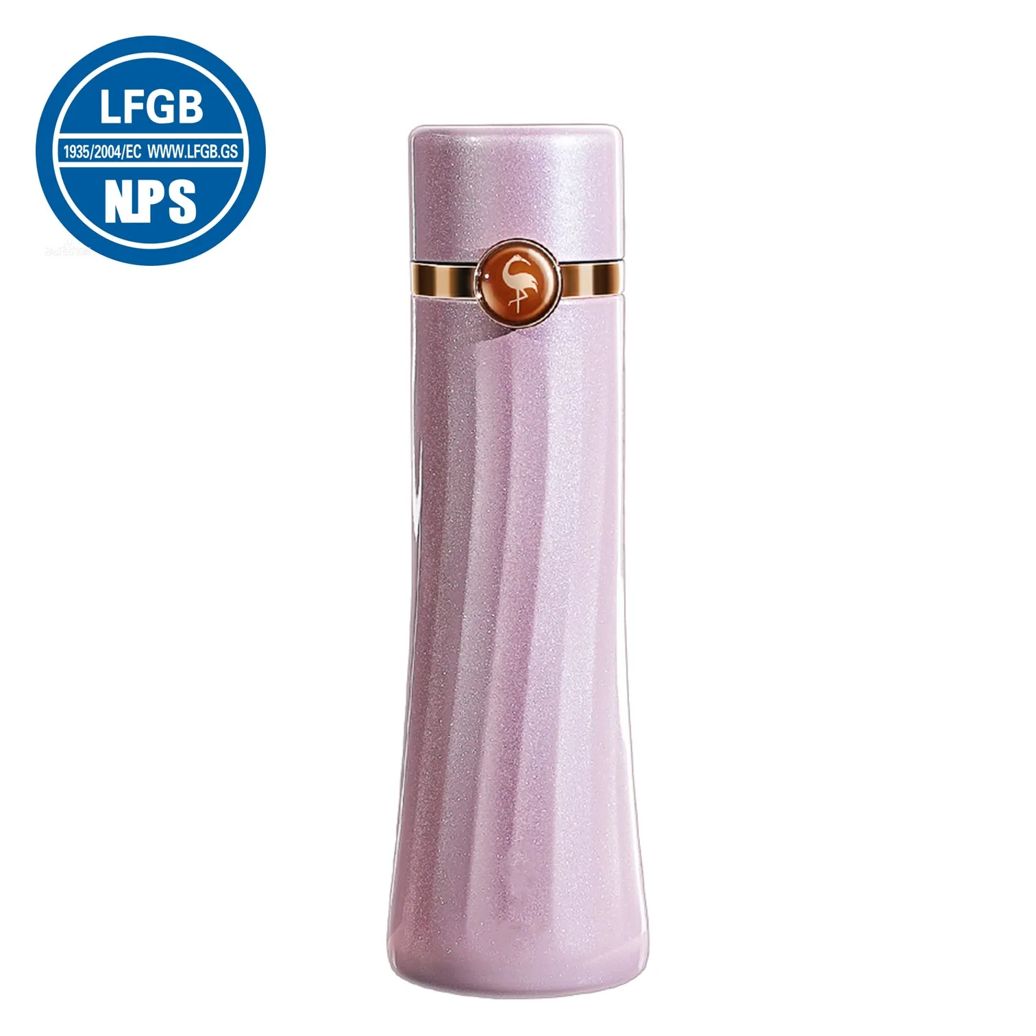 

LFGB Certificated 316 Stainless Steel Ultra Mini Thermos Slim Shape Pocket Fit 120ml Water Bottle for Office Lady and Girls