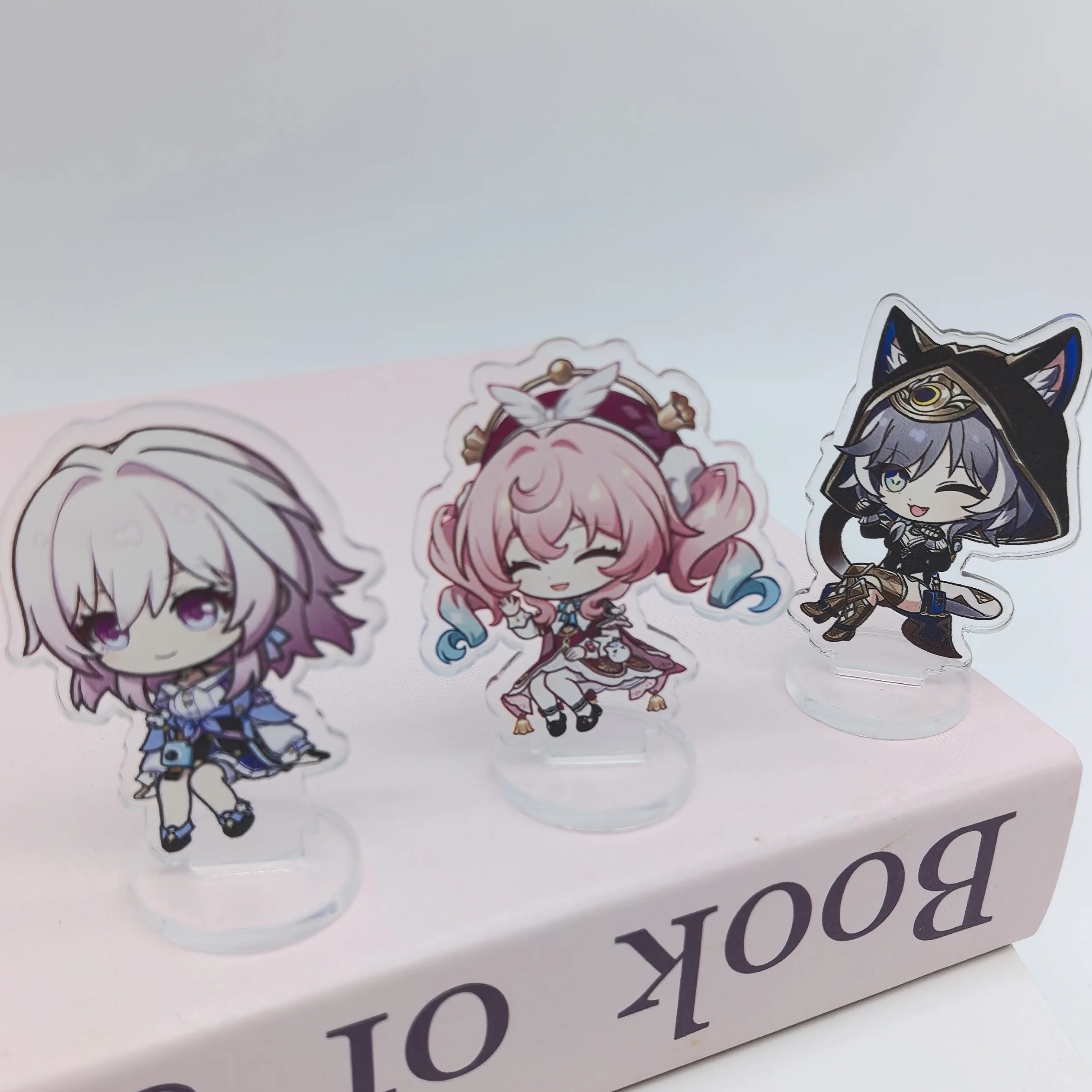 1Pc Anime Honkai: Star Rail Dan Heng Phainon Mydei Cute Small Standee Decor Anime Figure Mini Acrylic Display Toy Gifts Fans