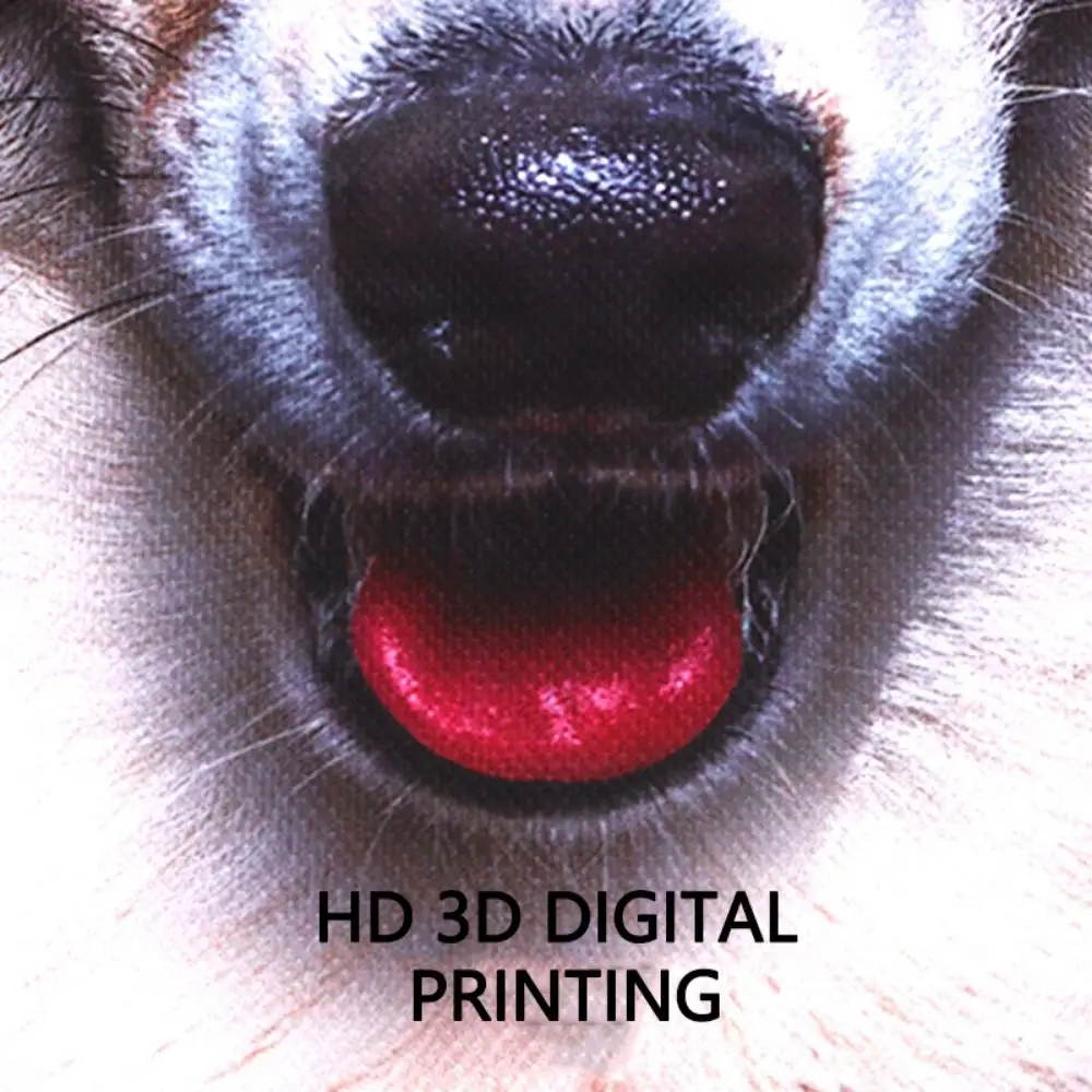 재미있는 3D 동물 얼굴 마스크 개/고양이 귀 프린트 자외선 차단 넥 게이터 부드러운 폴리에스터 섬유 동물 귀 모자