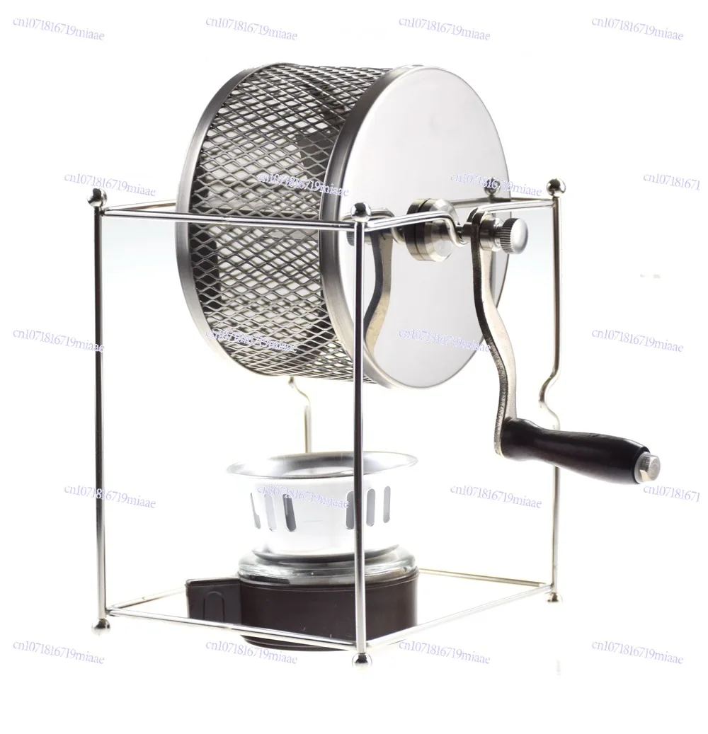 

Ручная жаровня для кофейных зерен, сделай сам, бытовая маленькая роликовая жаровня из нержавеющей стали