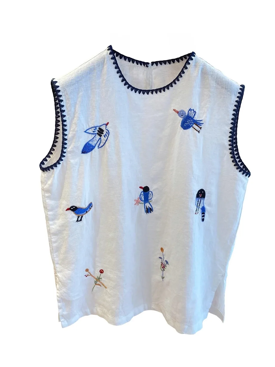 高級綿麻ノースリーブシャツ レディース 夏 2025 新作 韓国風 ゆったり おしゃれ 多機能 小さいトップス アップアパレル