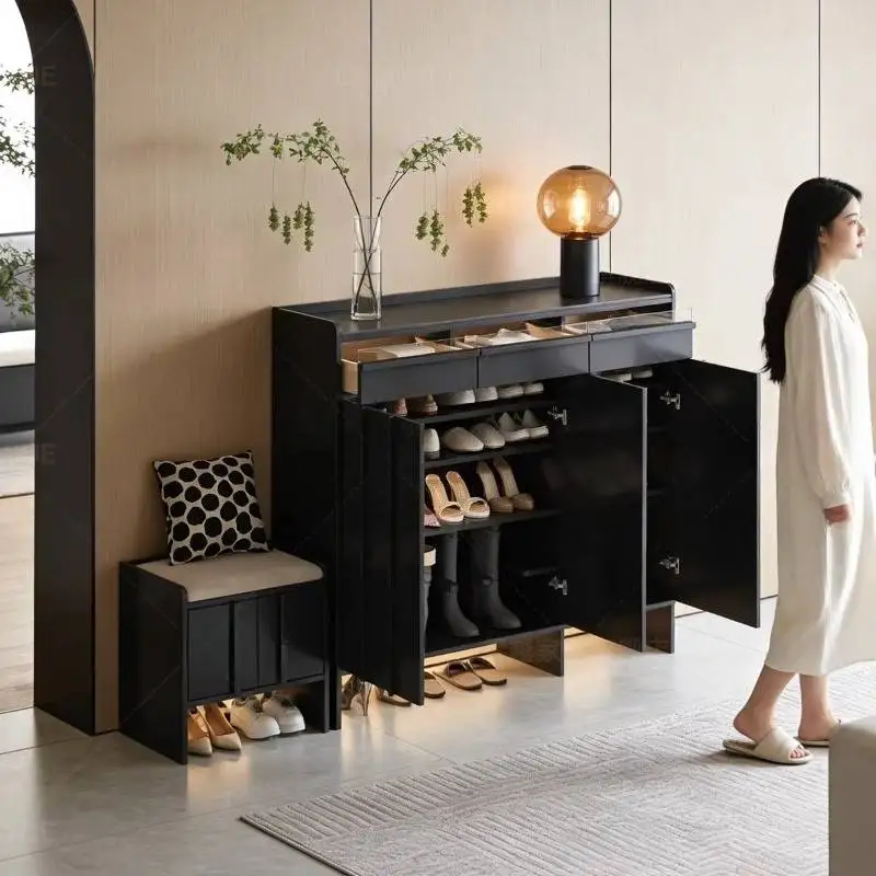Minimalist Accessories Shoe Cabinet Modern Design Drawers Corridor Shoe Rack Corridor Entrance Organizador Zapatos Furniture