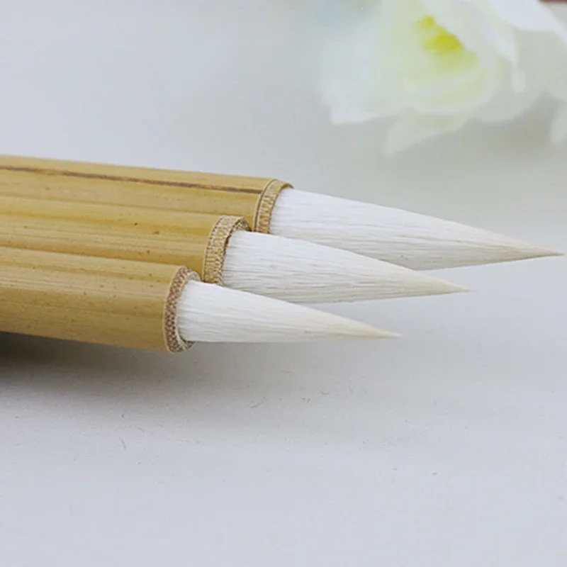 Chinese Woolen Hair Painting Brushes Set Adult Calligraphy Practice Brush Pen Chinese Painting Coloring Brush Calligraphy Brush