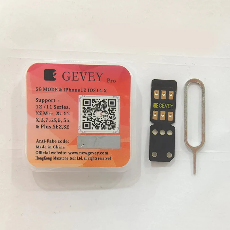 1Pc Gevey PRO Unlocking Card Sticker For Iphone 6s-7-8-X-XSM-11-13PM