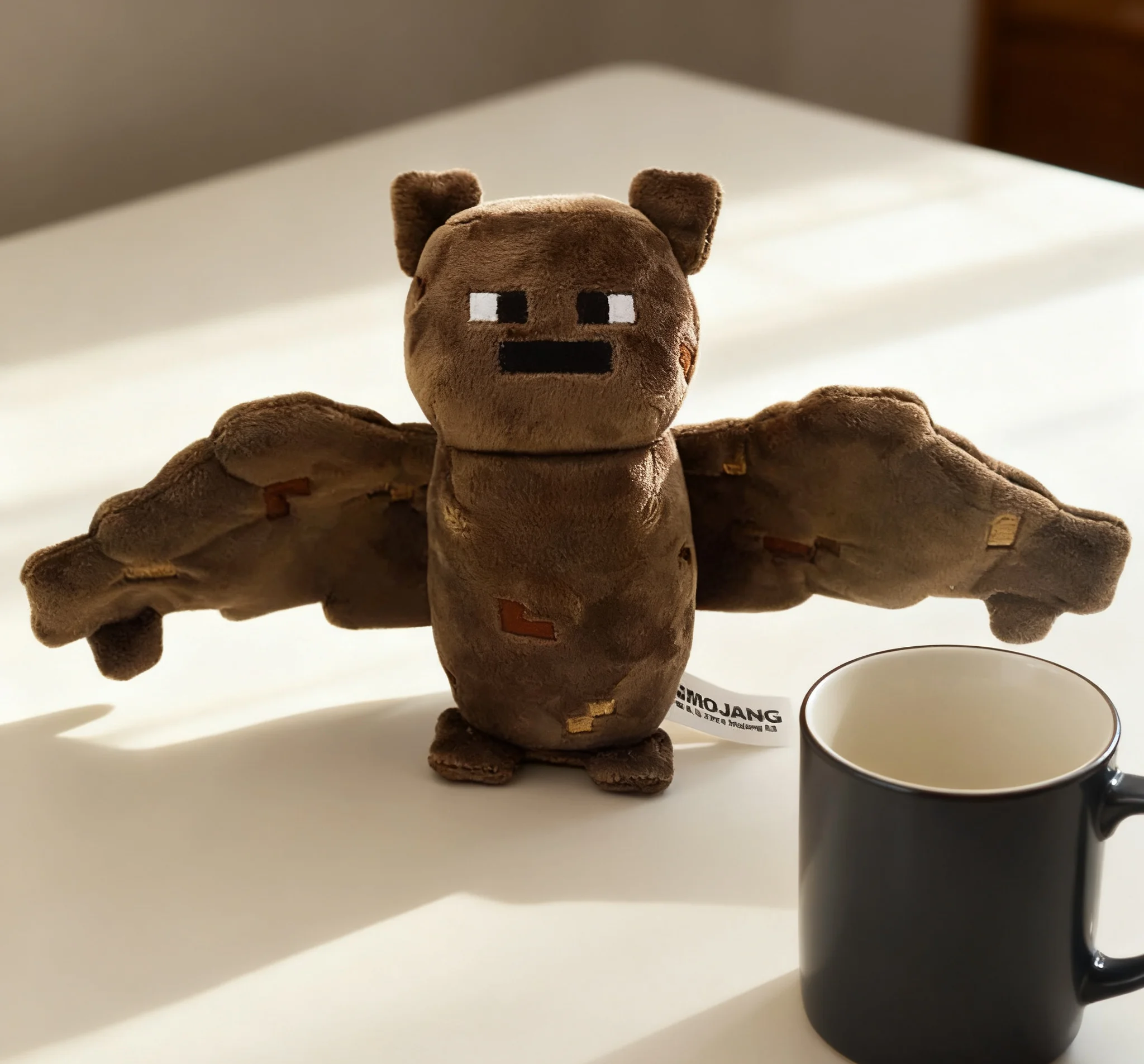 Brown Bat Plush Toys Game Brown Bat Plush Soft Stuffed Animals Toys for Children Kids Gifts 18CM