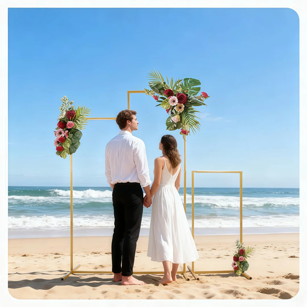 

Свадебная квадратная арка, многофункциональная, подходит для садовых банкетов/вечеринок/днярок/Хэллоуина/Рождества