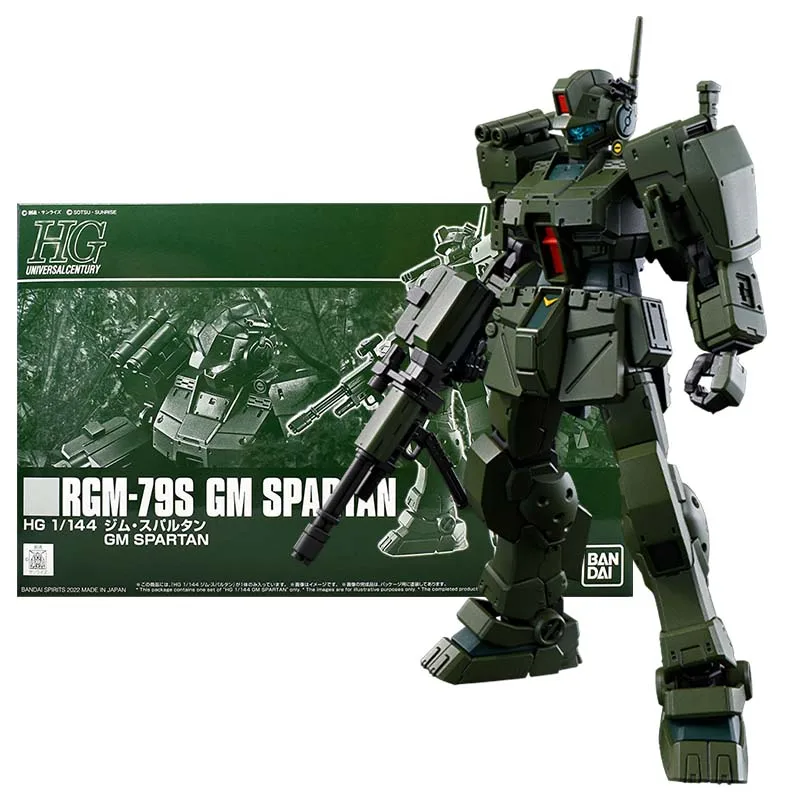 

Bandai Figure Gundam Model Kit Anime Figures HG PB GM Spartan Mobile Suit Gunpla Action Figure Toys For Boys Children's Gifts