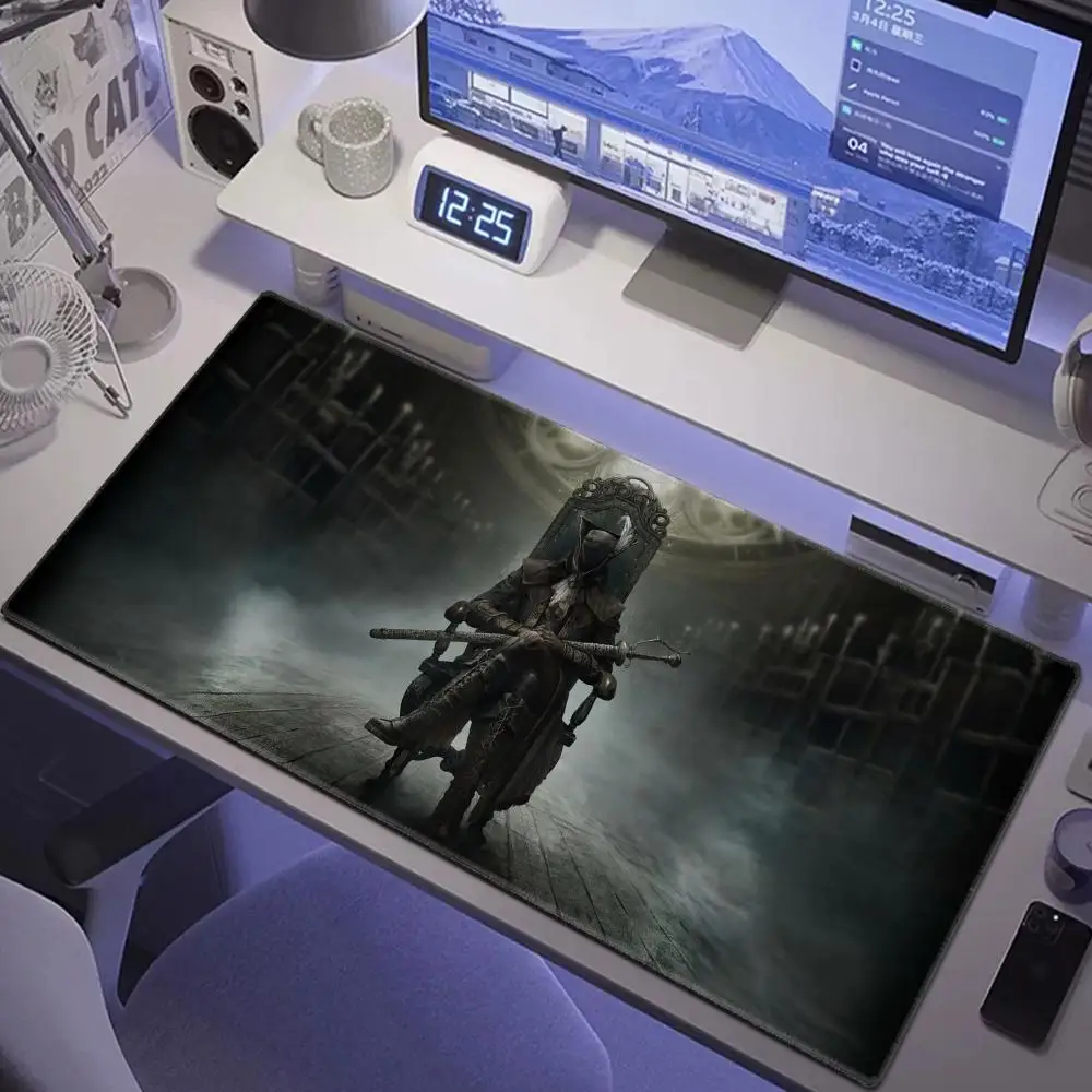 

Action Game Bloodborne Anime Mouse Pad Gamer Keyboard Mat Pads Gaming Desk Protector Laptops Large Mousepad Cartoon Xxl Deskmat