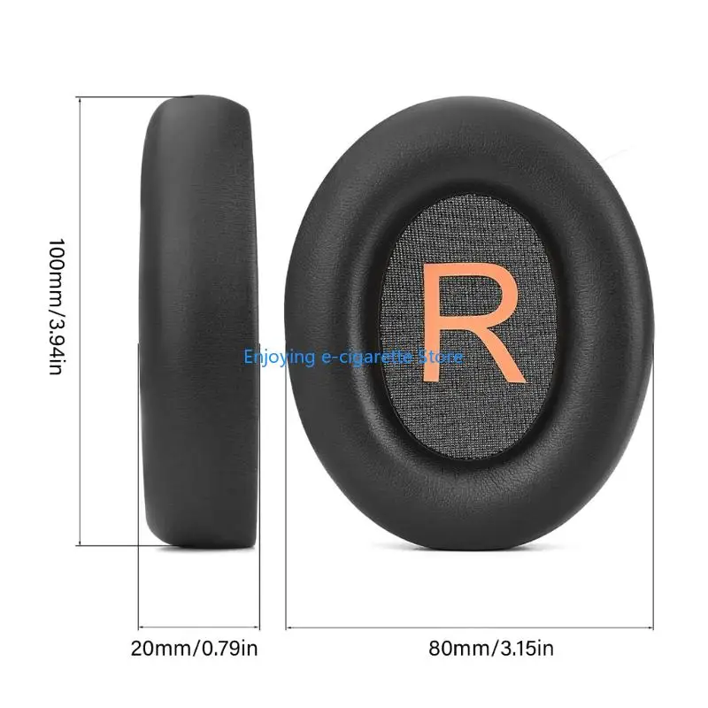 2 Teil/satz Gaming Headset Ohrpolster Atmungsaktiv für H3S Kopfhörer Y4QF – Detail 6