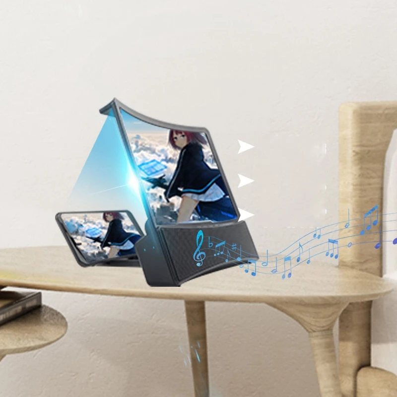 

10-дюймовый телефон Screan усилитель HD объектив мобильный телефон изогнутый Screan усилитель встроенный Bluetooth динамик