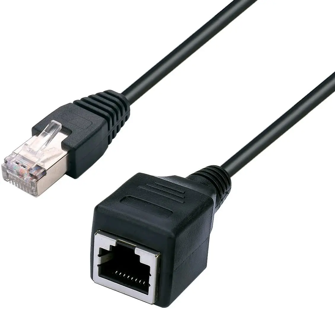 Сетевой Удлинительный кабель RJ45 типа «Папа-мама» с винтовым креплением Ethernet LAN