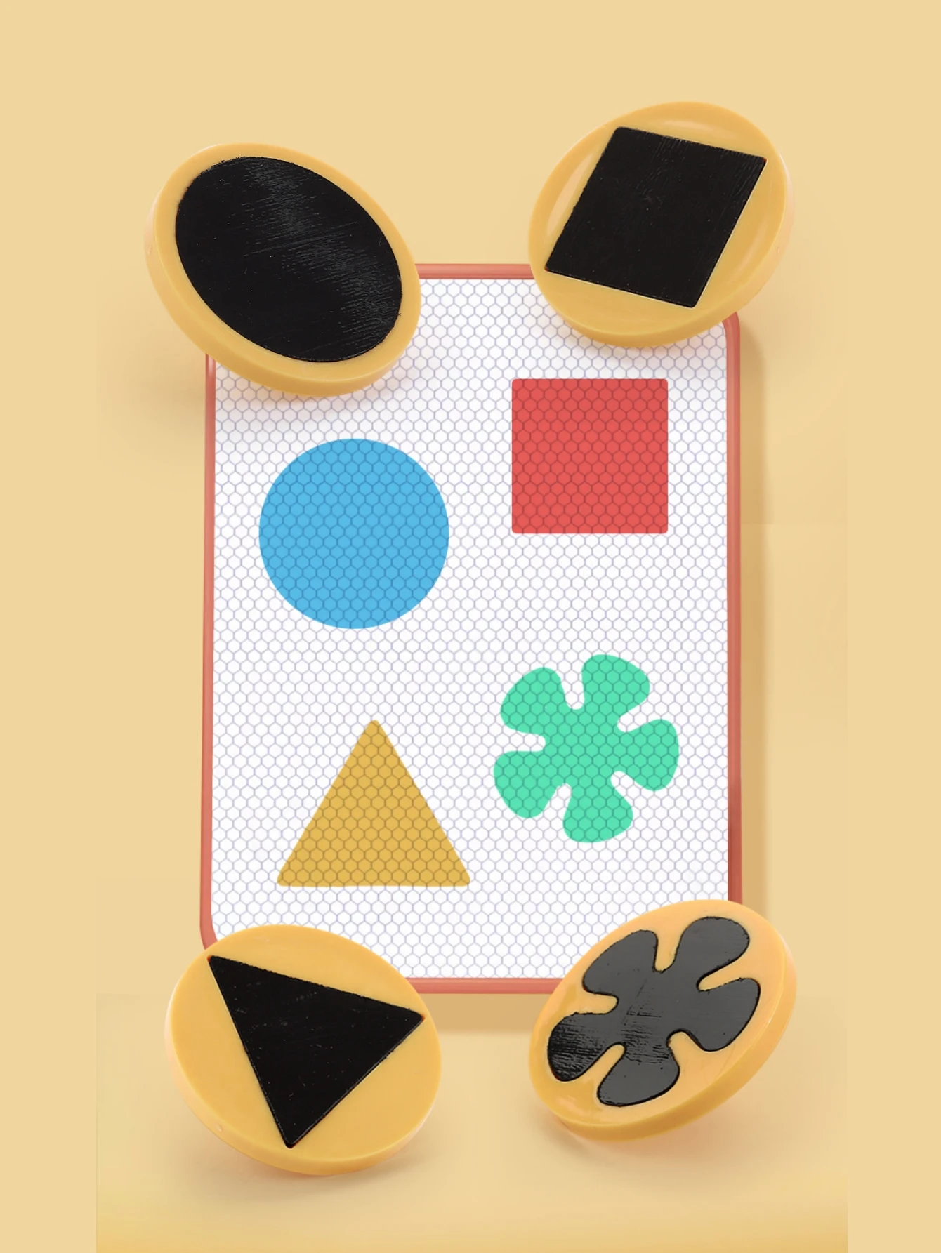 Children's magnetic color graffiti drawing board home writing board educational writing board toy