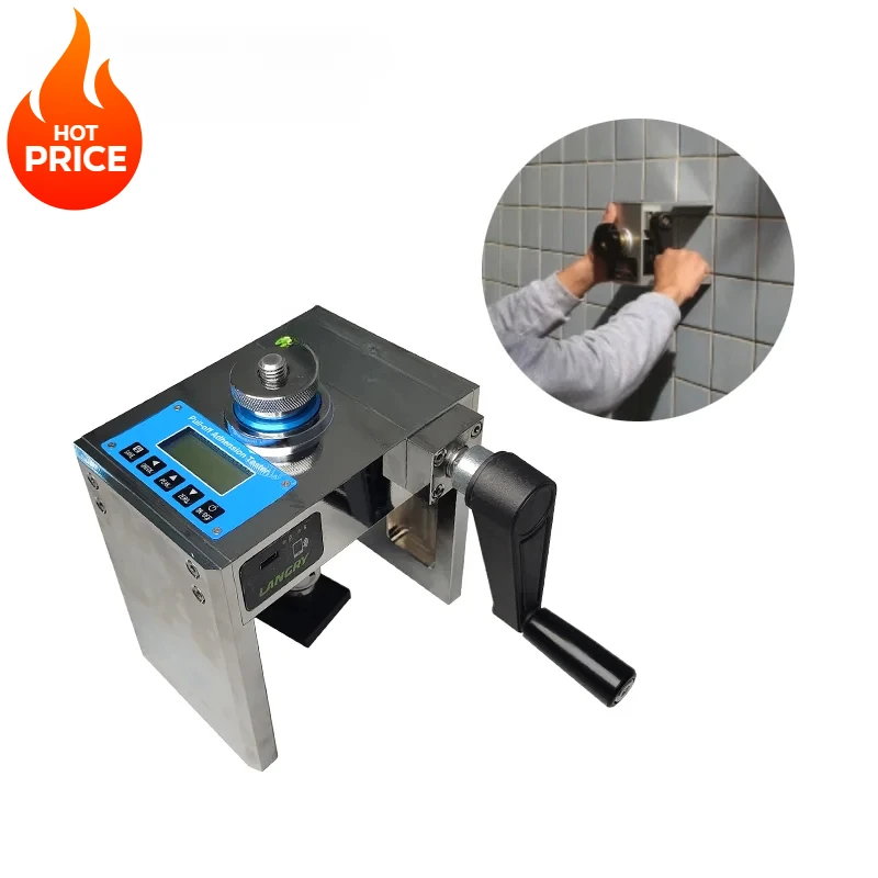 The Best Price and High Quality  Pull Off Adhesion Tester To Test Tile Bond Strength Measuring Range  0.6-6KN  Accuracy	0.001KN