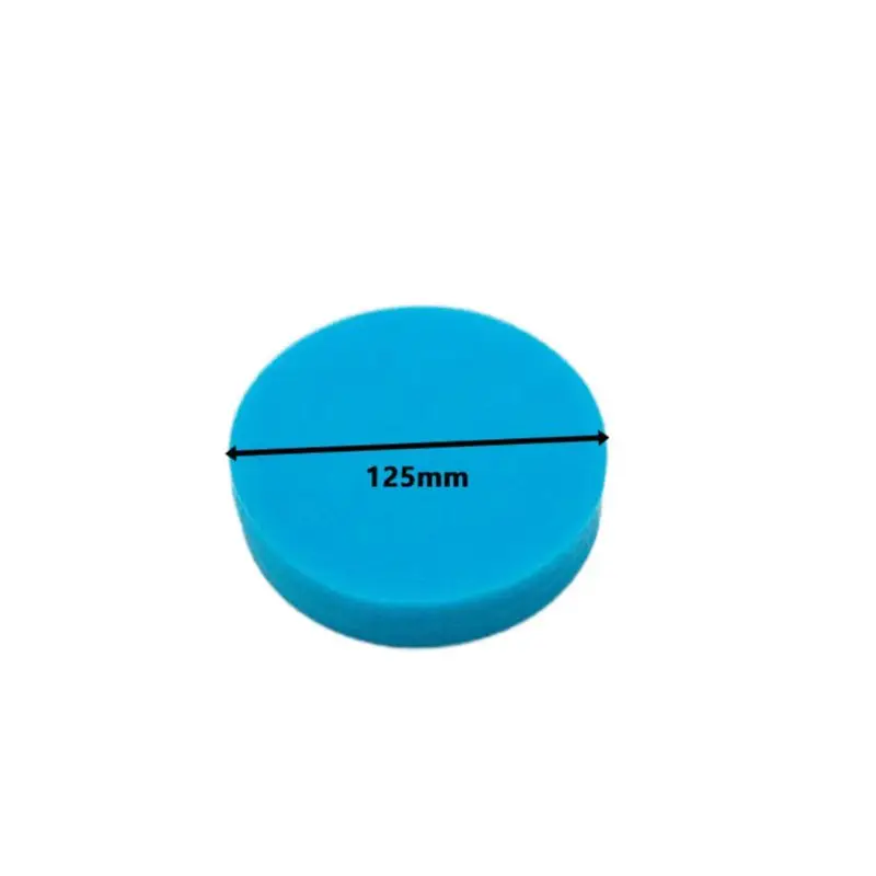 5pcs 플랫 스폰지 버프 버핑 패드 연마 키트 자동차 폴리 셔 125mm 150mm 가정용 폴란드어 도구 교체 액세서리