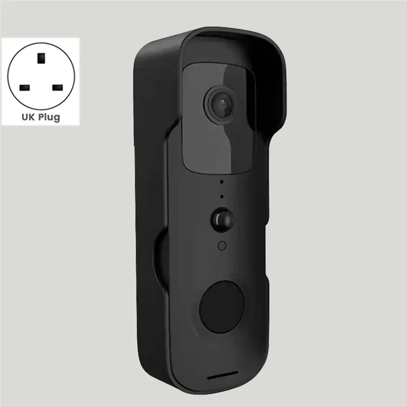 Abgn tuya campainha de vídeo inteligente à prova dwaterproof água visão noturna visor da porta 1080p câmera fhd intercomunicador visual wi fi campainha da porta