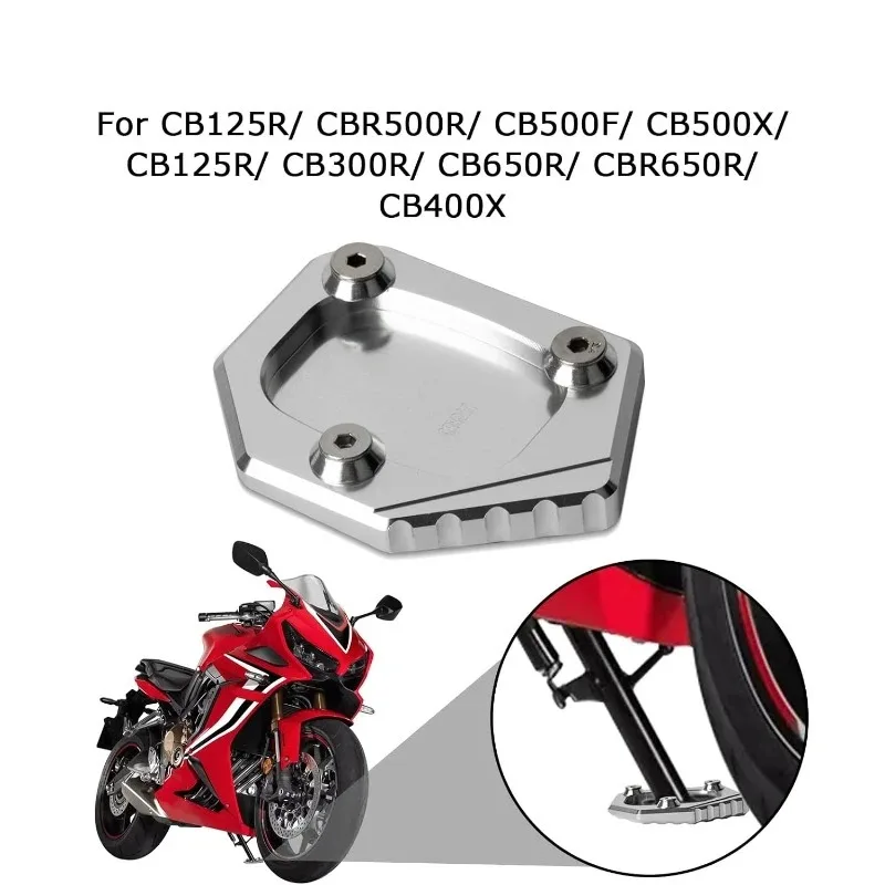 Motorcycle parking rack side brace large foot column plate For CB125R CBR500R CB500F CB500X CB125R CB300R CB650R CB650R CB400X