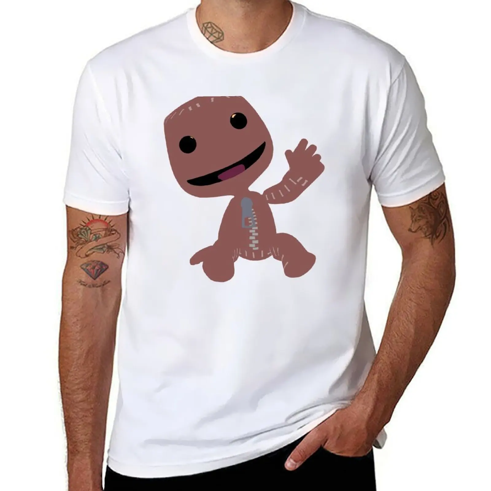 

Sackboy T-Shirt man t shirt heavy cotton man t shirts high quality luxury brand T-Shirt