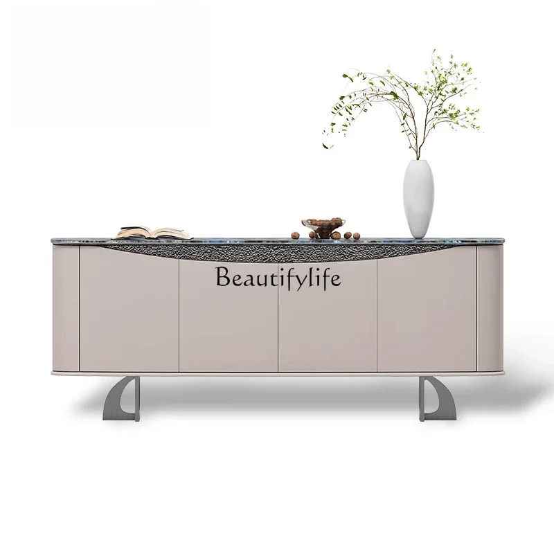 

yj5Minimal light luxury TV cabinet Simple locker