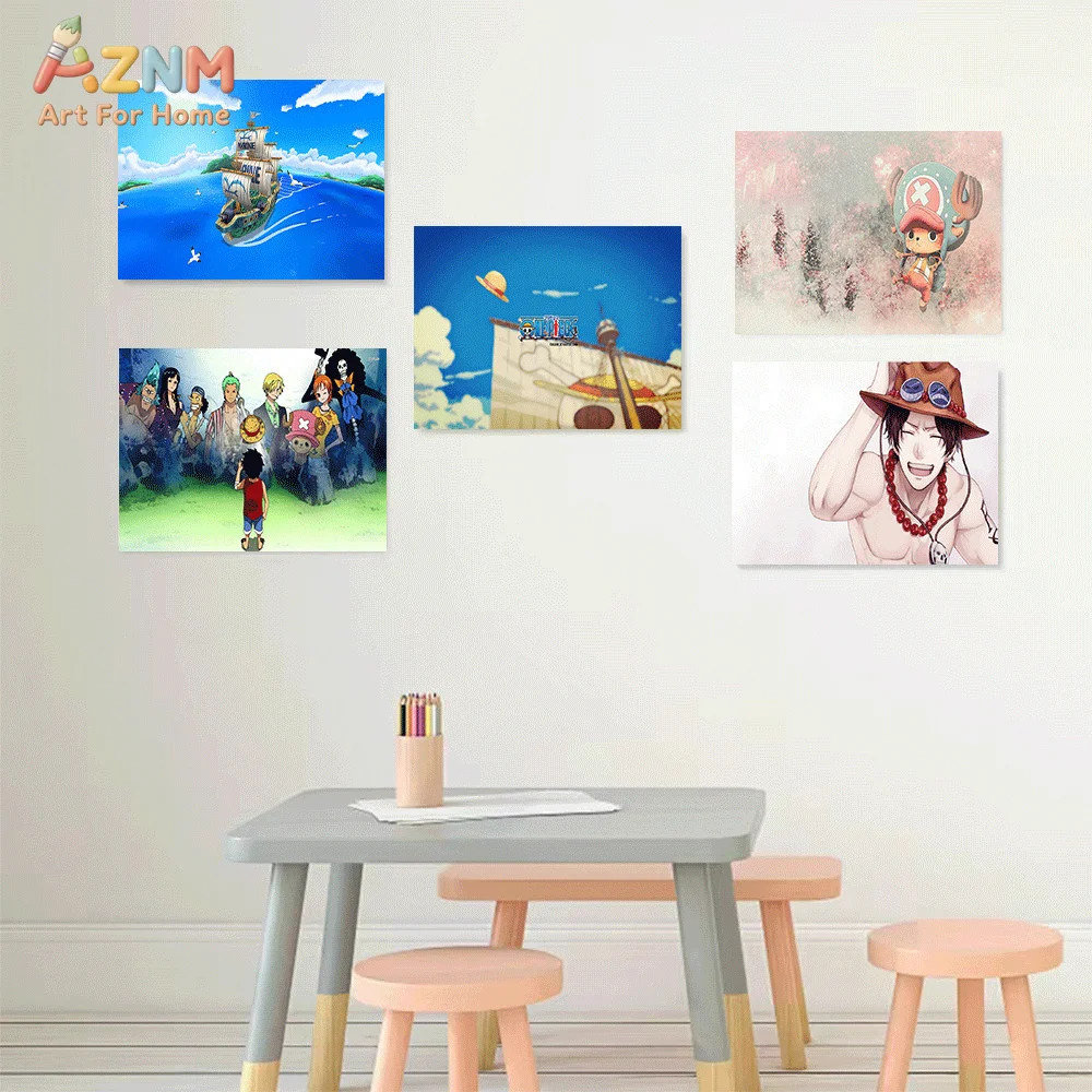 AZNM One Piece Anime Canvas Po - One Piece Straw Hat ulasan dan harga