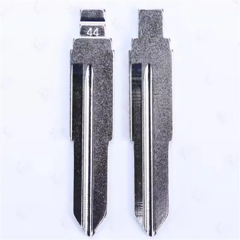 DAKATU 10 pcs/lot Metal Blank Uncut Flip KD VVDI  Remote Key Blade Type #44 for Chery Elegant Key Blade NO. 44