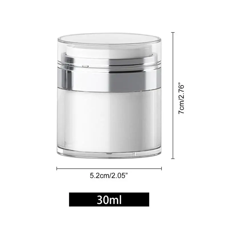 Airless Pomp Pot Lege Airless Cosmetische Container Met Pomp Lekvrije Push Down Pomp Dispenser Draagbare Pomp Potjes Voor Lotions