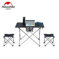 Naturehike Ultralight Outdoor Folding Table Portable Camping Table Aluminum Alloy Folding Table Spliceable Table