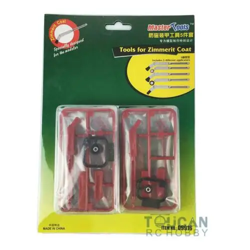 

Trumpeter 09916 Master Tools для пальто Zimmerit включает 5 различных аппликаторов, игрушка для хобби TH05730