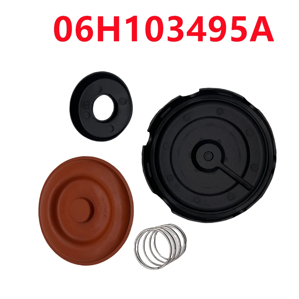 Car Indestructible PCV Valve Upgrade Engine Cover Repair Kit 06H103495A For VW Audi TFSI MK6 MK7 B8 Volkswagen With Membrane