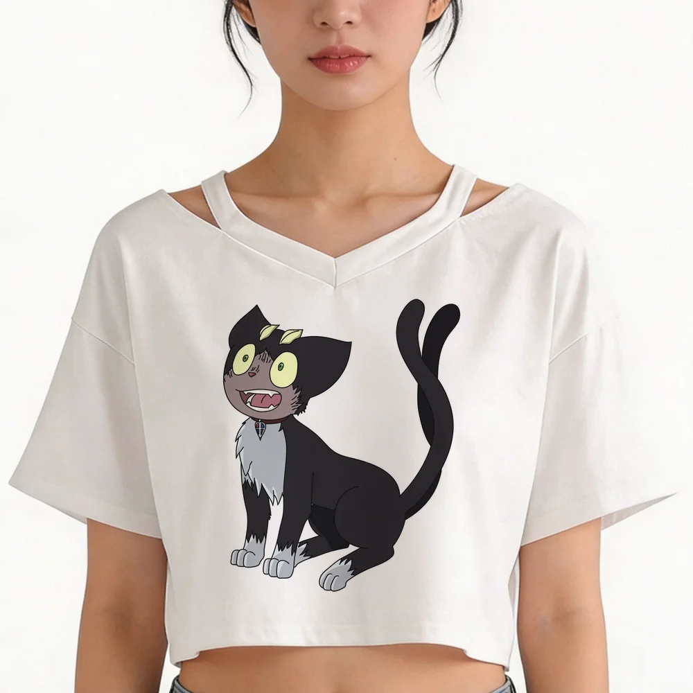 Camiseta corta Ao No Exorcist para mujer, estilo emo, manga japonesa, anime, vintage, baddie, gótico, kawaii, meme, verano