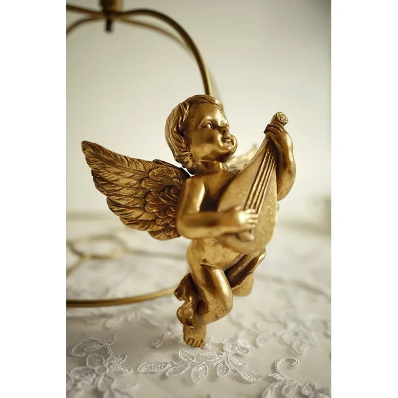 European wall light luxury decorative pendant living room bedroom wall creative little angel pendant Nordic door wall hanging