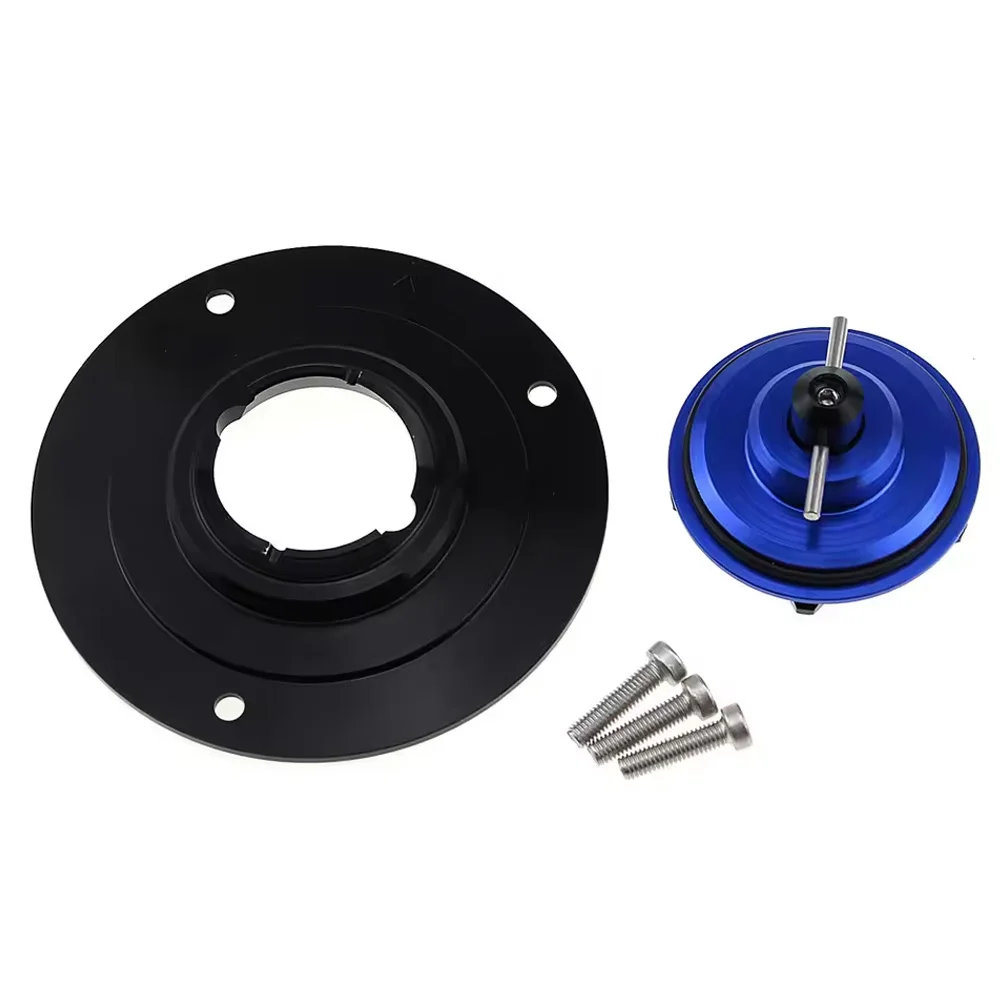 Motorcycle Keyless Quick Release Gas Fuel Tank Cap For YAMAHA  YZF R6 2006-2016  R1 2006-2014CNC Aluminum Oil Tank Cover Accesso