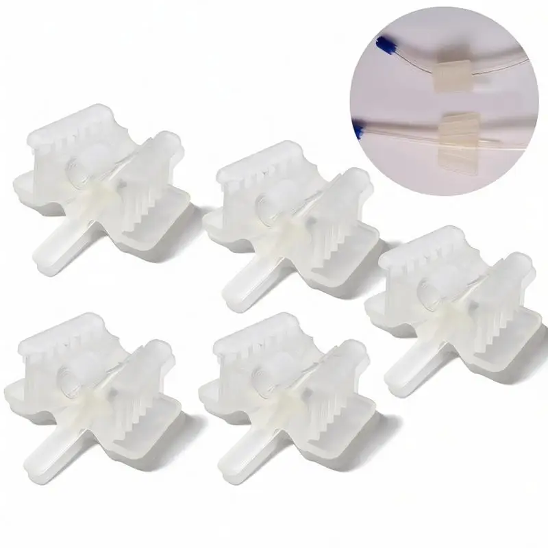 Soft Autoclavable Dental Silicone Mouth Support 5pcs Saliva Ejector Suction Tip Bite Block for Pediatric & Adult Dentistry