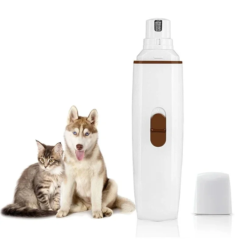 Nail Grinding Quiet Low Noise Electric Usb Charge Pet Splash Proof Paws Nail Grooming Trimmer Tools Dog Nail Grinder
