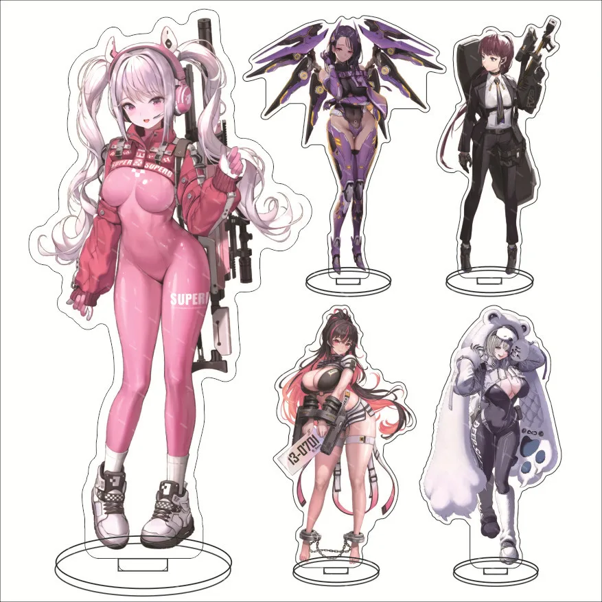 NIKKE The Goddess of Victory Acrylic Stand Desk Figure Model Table Plate Action Figures