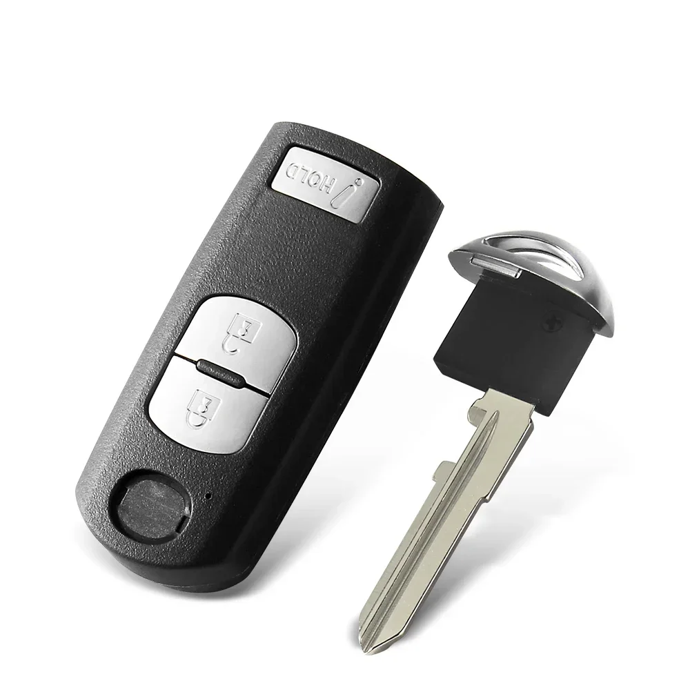 Keyyou fob 2/3/4ボタンスマート車のキーシェルケースマツダ3 5 6 CX-5 CX-7 CX-9 MX-5ミアータRX-8 2006-2018