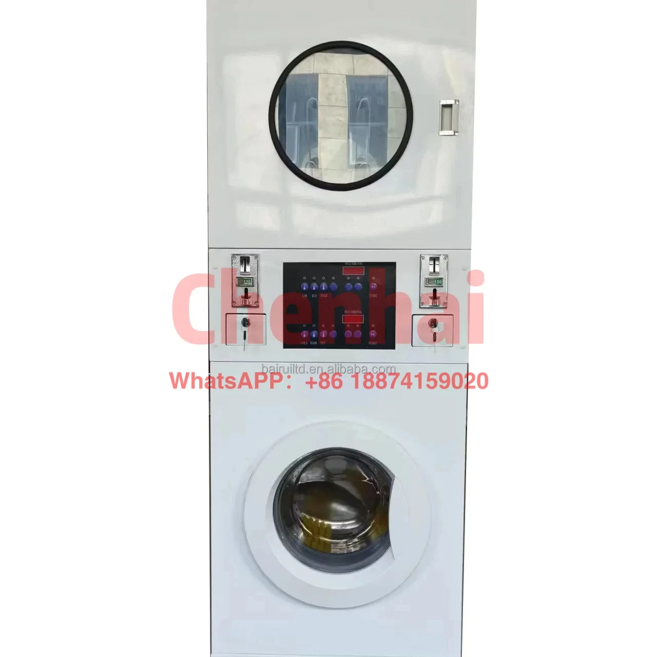 Professional Sneaker Coin operated shoes stack washer and dryer machine