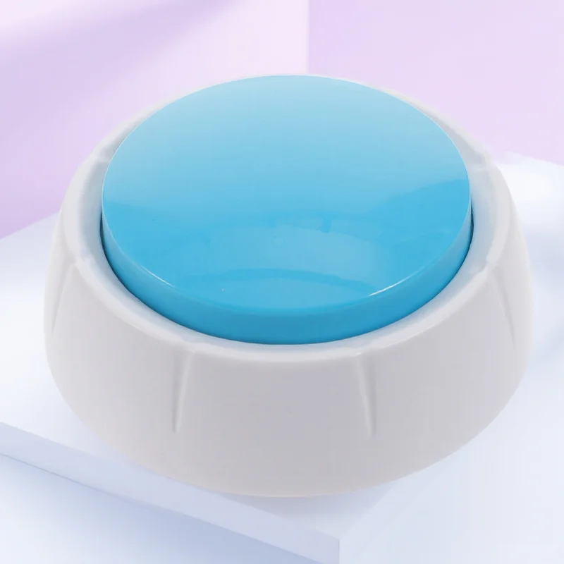 

Pet Voice Recording Button For Dog Cat Training Interactive Sound Durable Pp Material Tool Pets Training