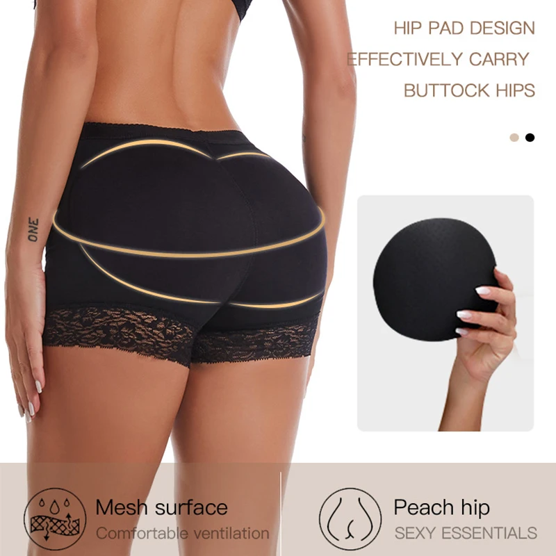 Women Butt Lifter Panty Fake Buttock Body Shaper Padded Underwear Lady Lift Bum High Waist Tummy Control Hip Enhancer Panties