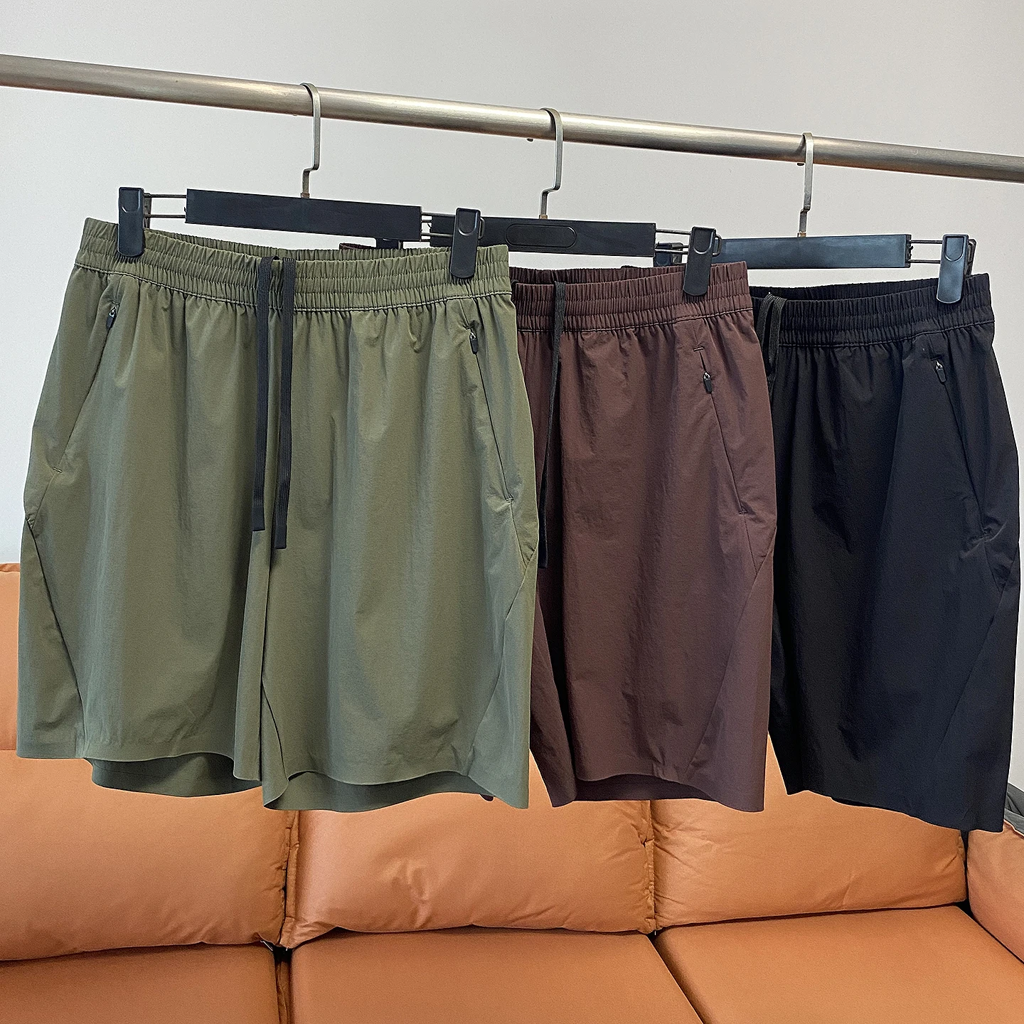 

3D Tailored Lightweight Qui Dry Breathable Outdoor Sports Casual orts for Men Summer Cold Sensation Four Sided Elastic