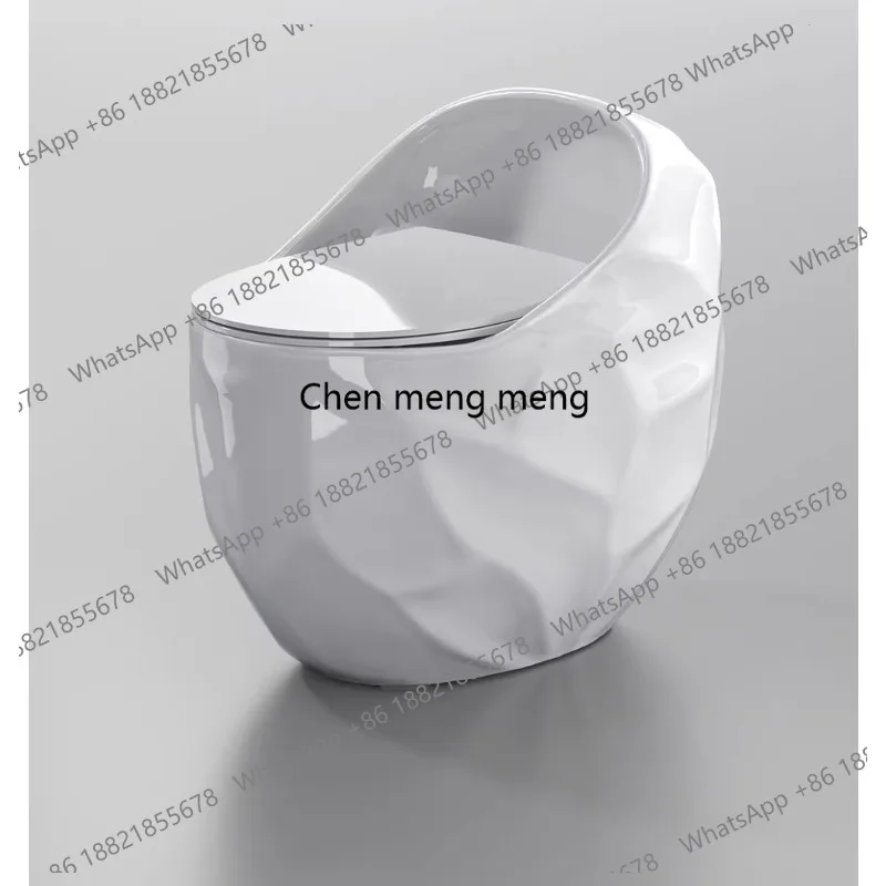 Household small apartment toilet, siphon toilet, large pipe, large diameter silent deodorant toilet
