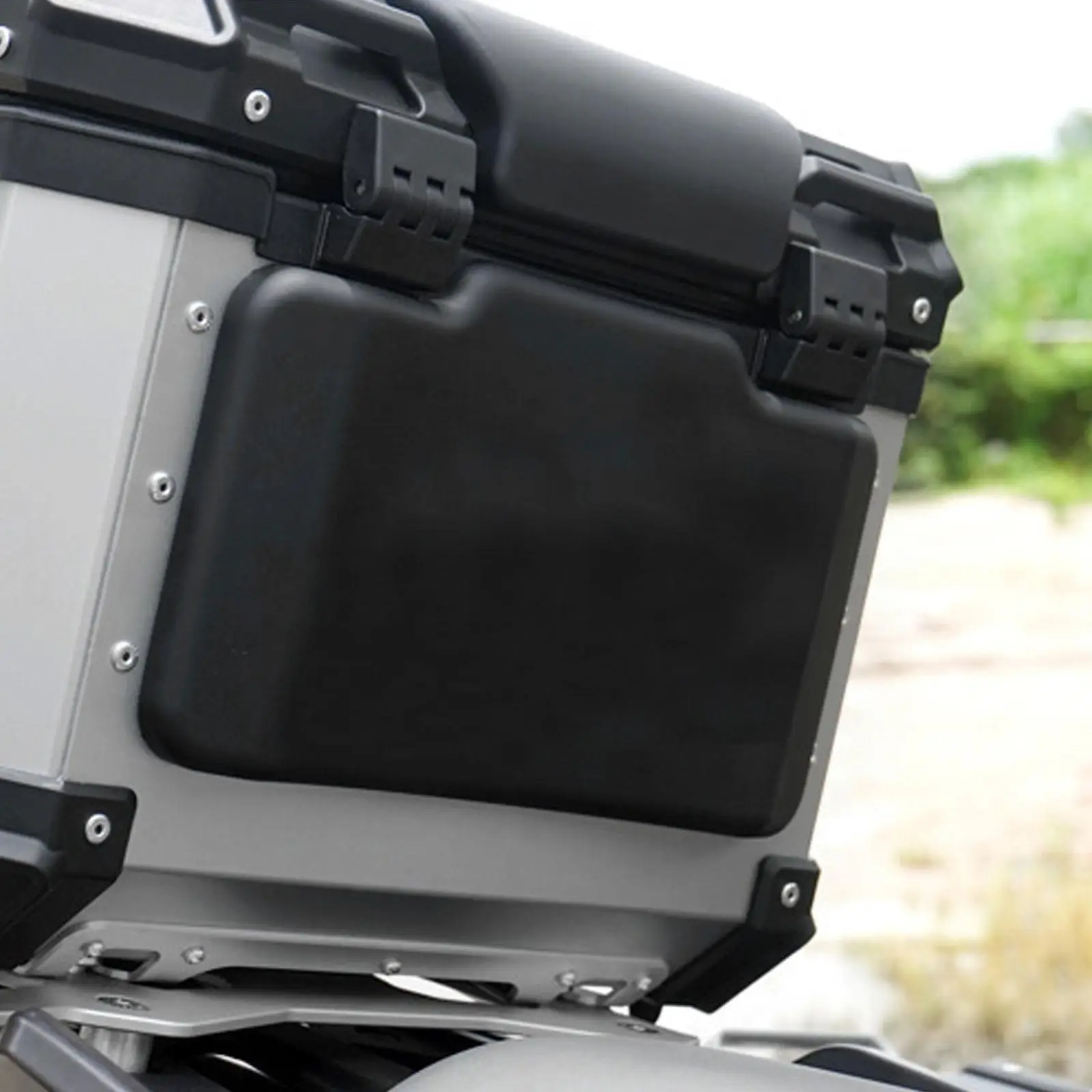 

Motorbike Rear Top Luggage Case Cushion Pad Soft PU Backrest Comfort Seat Accessory for Riding