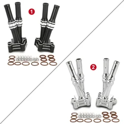 Pushrod Lifter Block Covers for Harley Twin Cam Road King street glide Fat Boy Softail Slim FLS Deuce FXSTD Street Bob