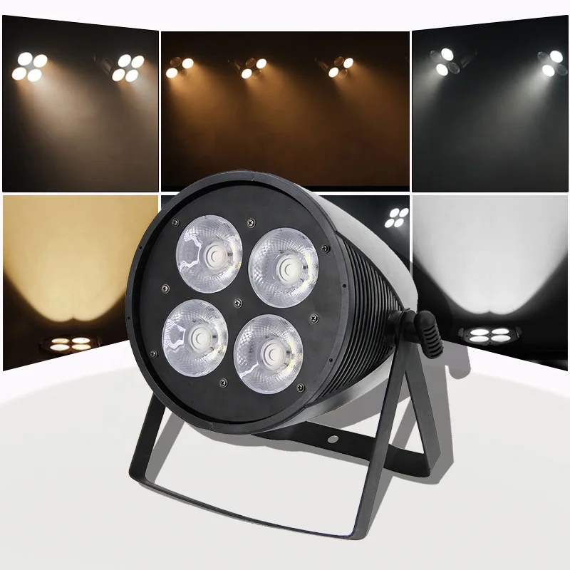 Sunart 4 Eyes Par Light 200W LED Warm/Cold White Color For Stage Effect DJ Disco Night Clubs Bars Wedding Parties DMX Fixture